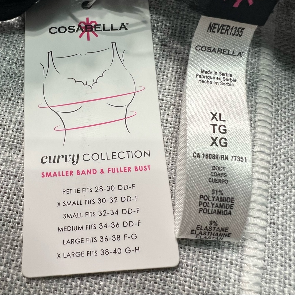 Cosabella Black Lace Bralette XL - Picture 8 of 11